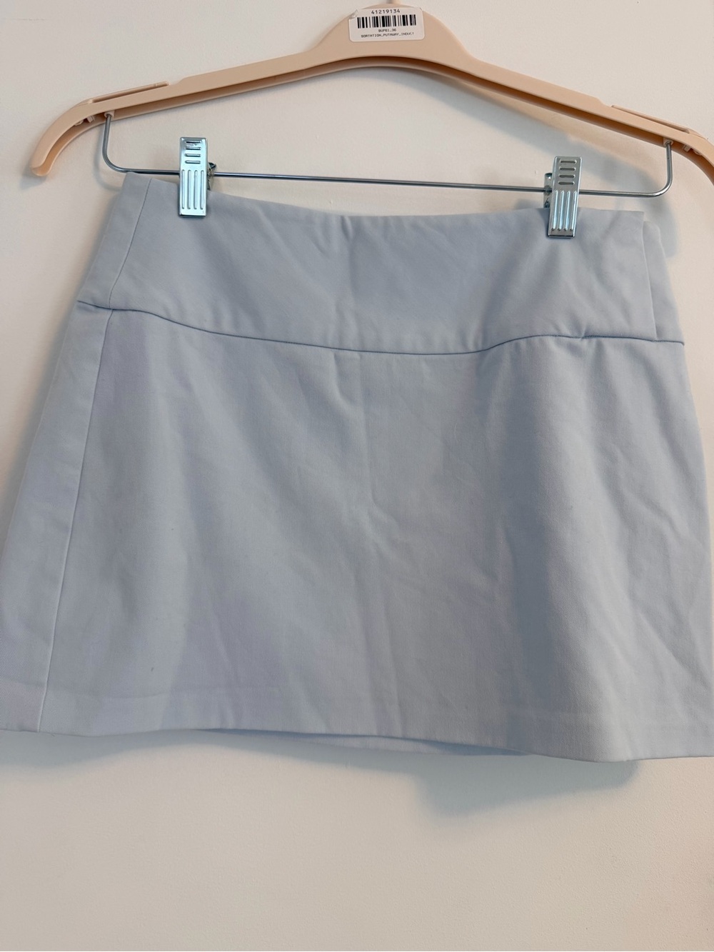Light Blue Mini Skirt